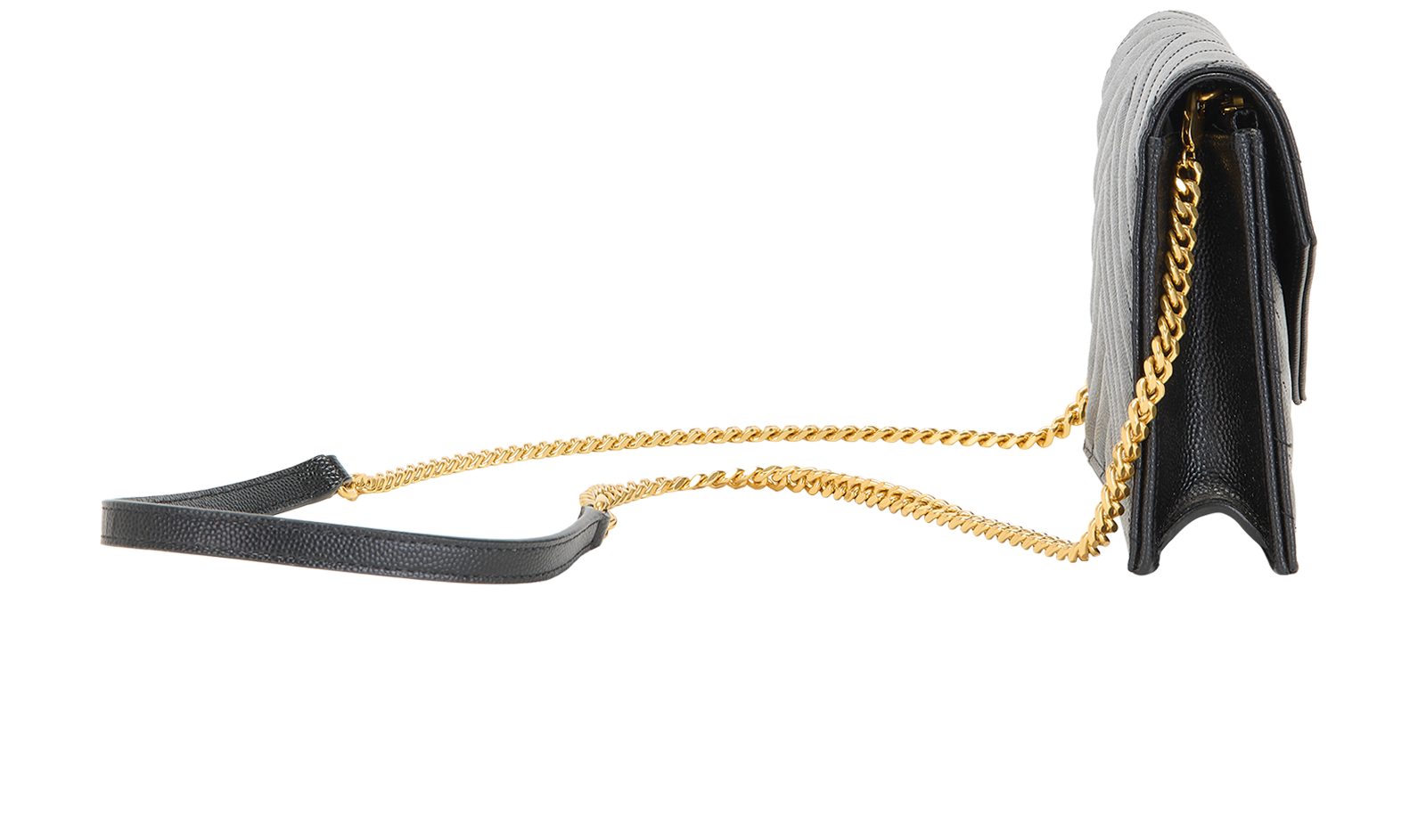 Envelope WOC, &pound;890, Handbags, Black, Leather, Side view